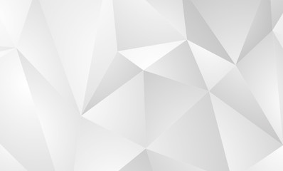 Fototapeta premium Abstract White and gray color technology modern background design vector Illustration. White cloth background abstract with soft waves.