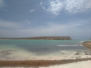 Sucia Beach on the bay of Sucia in Cobo Rojo Puerto Rico