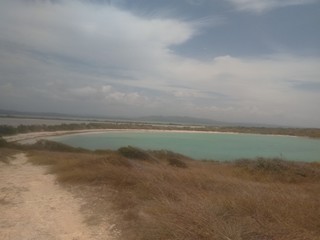 Sucia Beach on the bay of Sucia in Cobo Rojo Puerto Rico