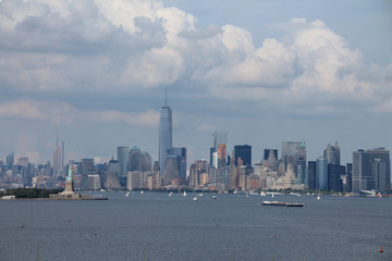 Fototapeta premium view of manhattan