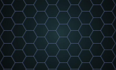 Fototapeta na wymiar Abstract yellow light arrow on black with hexagon mesh design modern luxury futuristic technology background vector illustration.