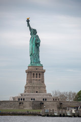 Fototapeta na wymiar USA, New York - May 2019: Statue of Liberty, Liberty Island