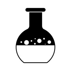 Boiling flask icon on a white background - Vector