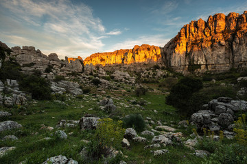 The Torcal de Antequera Natural Park contains one of the most impressive examples of karst...