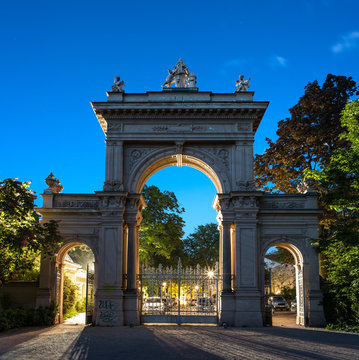 Eingangsportal B&uuml;rgerpark Pankow