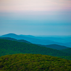 Rolling hill dusk