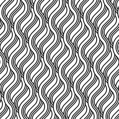 Design seamless monochrome zigzag pattern