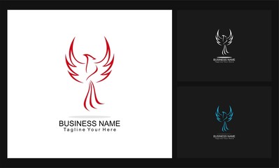 hawk business concept design logo