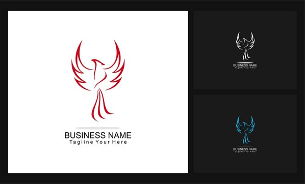 hawk business concept design logo