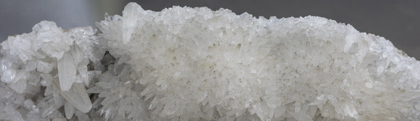geological natural crystalline mineral white quartz stone