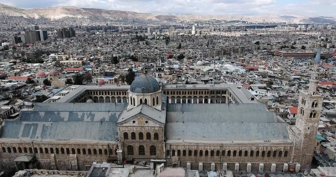 la grande mosqu&eacute;e de damas syrie	