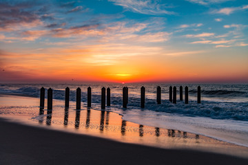 Obraz premium sunrise on the beach