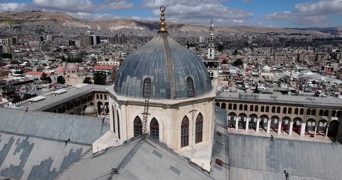 la grande mosqu&eacute;e de damas syrie	
