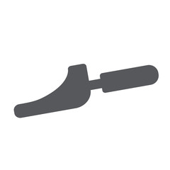 Coffee scoop glyph icon, coffee and grain, shovel for beans sign, vector graphics, a solid pattern on a white background.