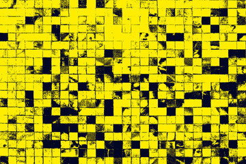 黄色と黒のグランジ背景 高画質 Wall Mural Wallpaper Murals Design Box