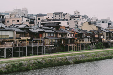 Fototapeta na wymiar 京の街並み　風景