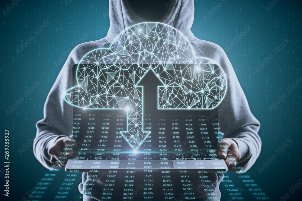 Poster computing and hacking concept