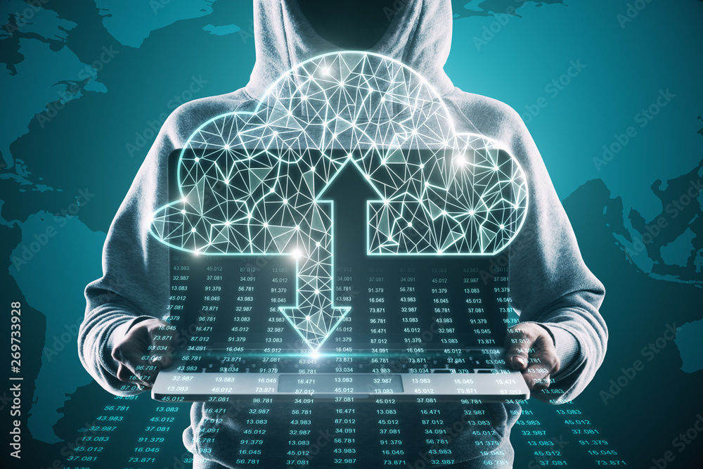 Poster computing and theft concept