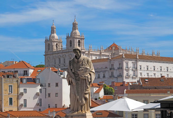 Obraz premium Church sao Vincente de Fora in Lisbon in Portugal