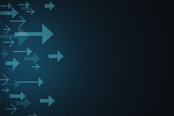 Creative arrows background