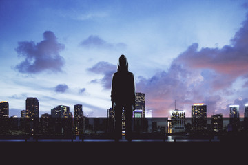 Man in hoodie in Kuala Lumpur