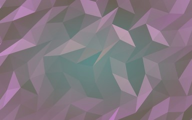 Abstract triangle geometrical violet background. Geometric origami style with gradient. 3D illustration