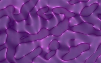 Graphic illustration - liquid pattern dark purple color. Modern abstract background. Design wallpaper. 3D illustration