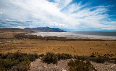 Antelope Island State Park, Utah, October 6, 2018, Great Salt Lake