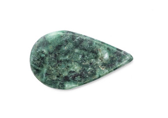 green geological natural crystal stone aquamarine