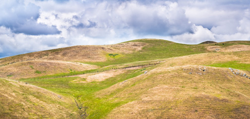 Rolling hills in south San Francisco bay area, San Jose, California