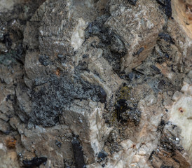 macro texture abstract background dark gray mineral stone surface