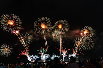 Fireworks Festival in Pattaya, Thailand