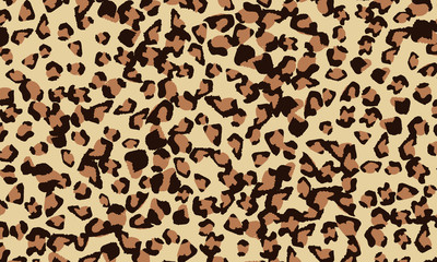 Leopard print design. Animal skin pattern.