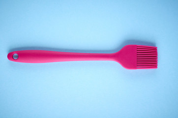 Silicone brush for prepare food, flat lay