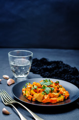 Sweet potato chicken skillet