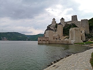 Golubac Fortress - was a medieval fortified town on the south side of the Danube River