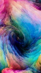 Keuken foto achterwand Mix van kleuren Visie van digitale verf