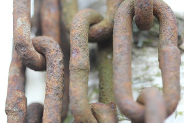 rusty chain