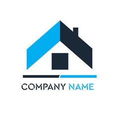 Luxury Building Construction Company Logo Vector illustration