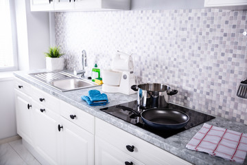 View Of A Kitchen Worktop