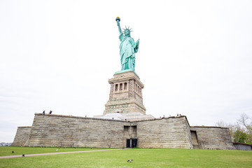 Fototapeta premium USA. NEW YORK. MANHATTAN. MAY 2019: Statue of Liberty National Monument.