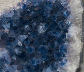 blue goologic natural crystal stone aquamarine