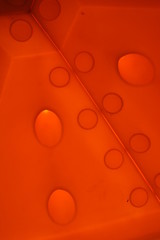 plastic organic orange background