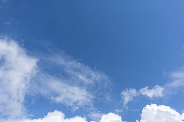 open blue cloud sky for background use