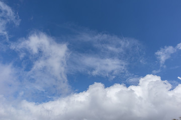 Obraz premium open blue cloud sky for background use