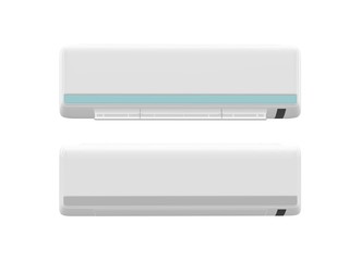 Air Conditioner isolated 3D Rendering