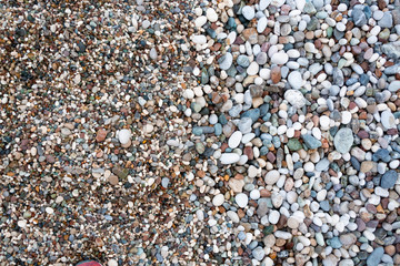 Background of pebbles, v19