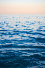 Abstract sea background, view on ripple surface of water