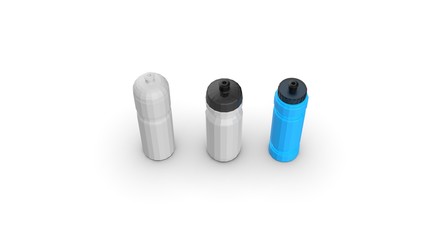 Sport Water Bottle 3D Rendering