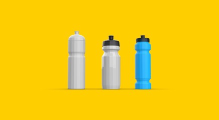 Sport Water Bottle 3D Rendering